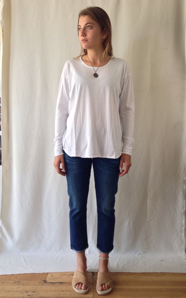 James Perse Geometric Seam Top James Perse Geometric Seam Top