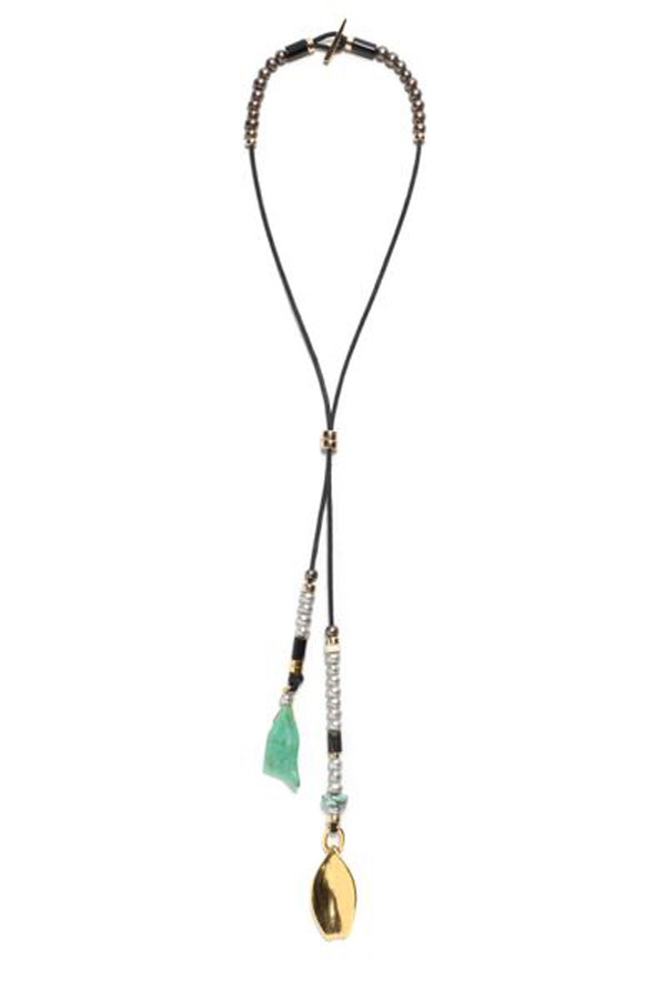 LIZZIE FORTUNATO ATLAS MOUNTAIN CORD NECKLACE LIZZIE FORTUNATO ATLAS MOUNTAIN CORD NECKLACE