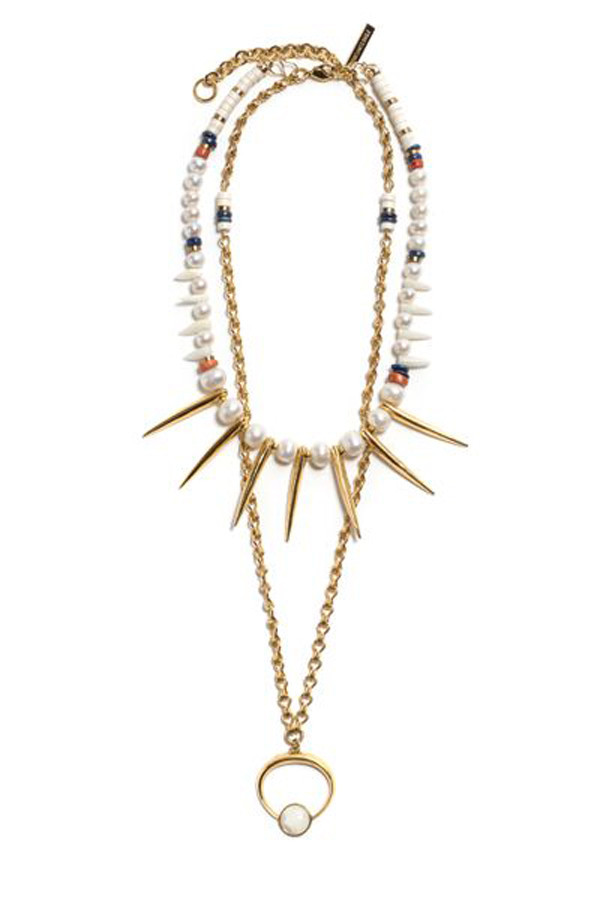 LIZZIE FORTUNATO THE NEW MOON NECKLACE LIZZIE FORTUNATO THE NEW MOON NECKLACE