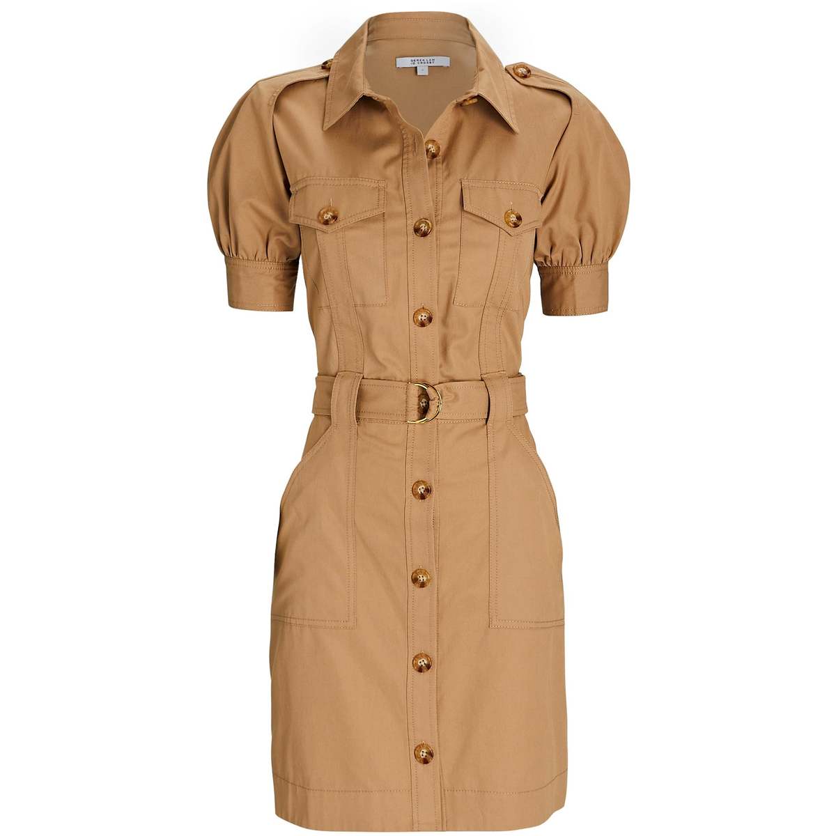Derek Lam Echo S/S Utility Dress Khaki Garmentory