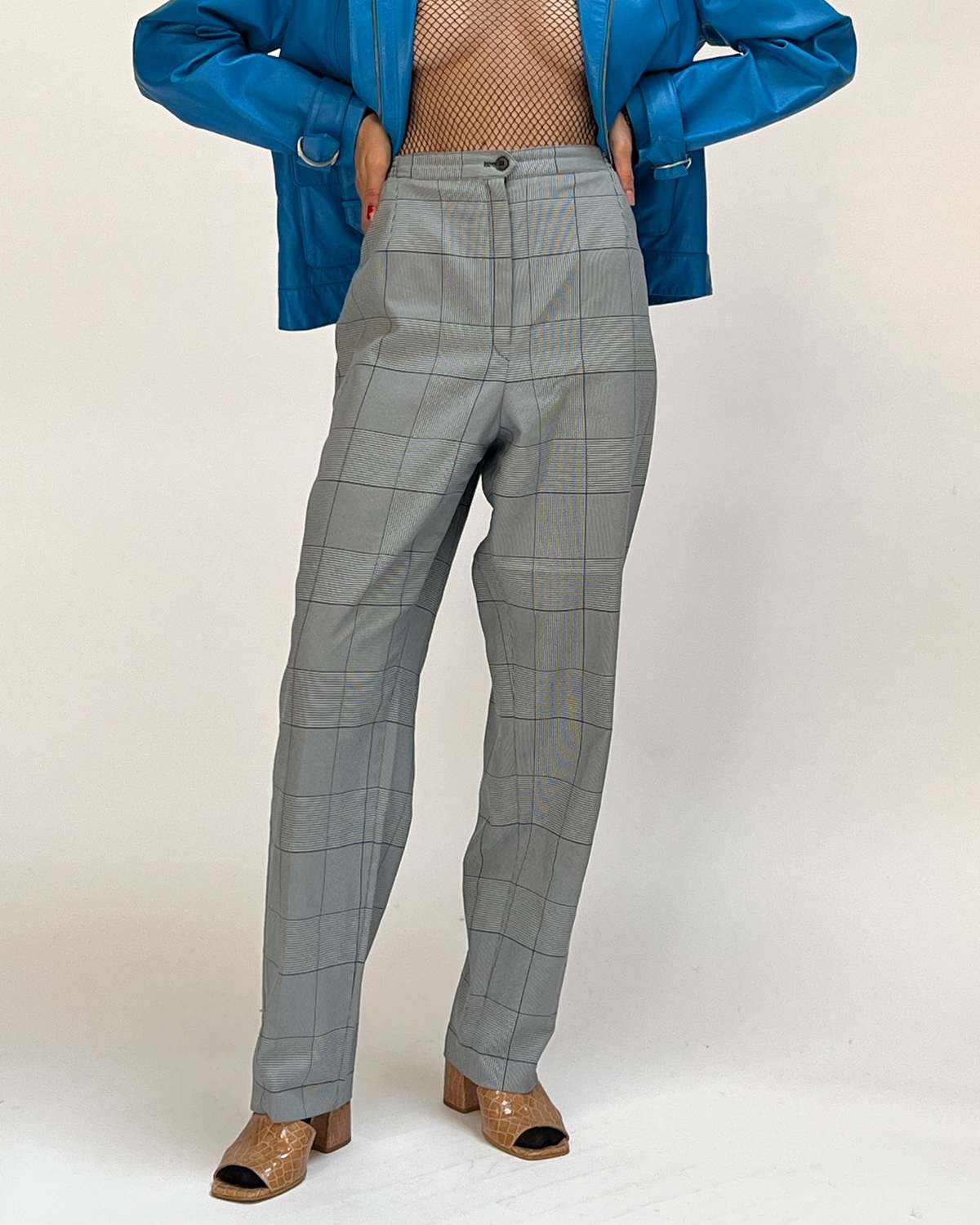 Pants Blue Plaid Garmentory