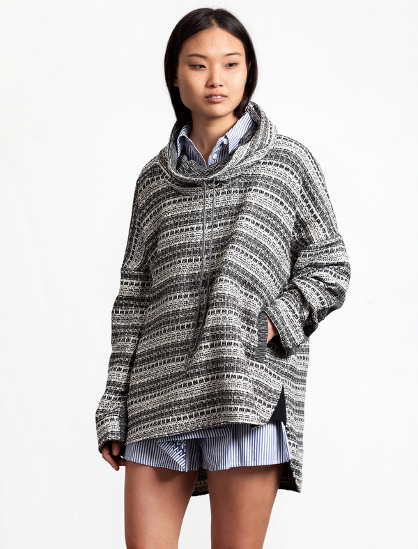 Thakoon Addition Womens Tweed Pullover Thakoon Addition Womens Tweed Pullover