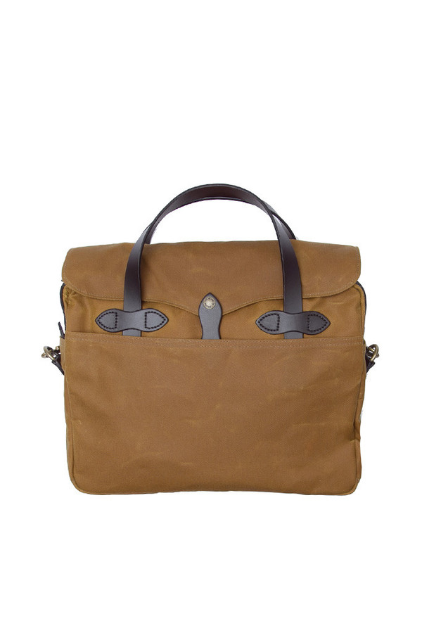 Filson Tin Cloth Original Briefcase Tan Filson Tin Cloth Original Briefcase Tan