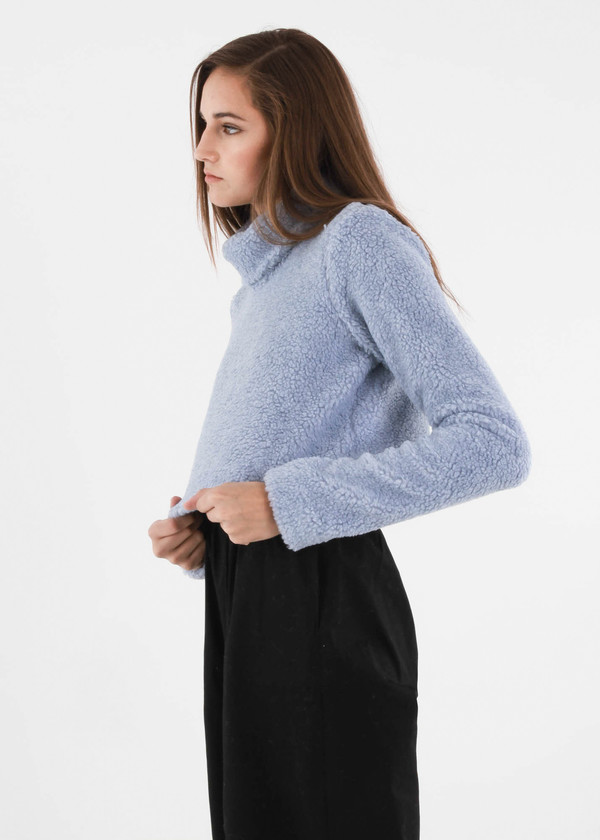 Carleen Powder Funnel Neck Sweater Carleen Powder Funnel Neck Sweater