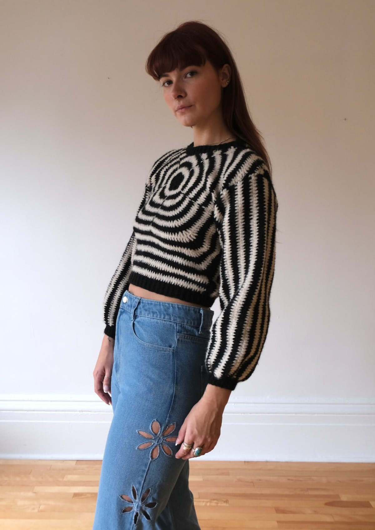 Tach Clothing Antar Knit Sweater Black/White Garmentory