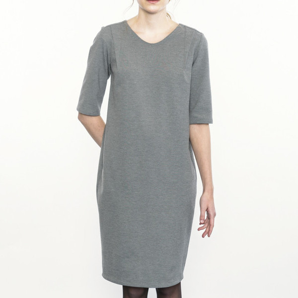 Josiane Perron Gray Dress Josiane Perron Gray Dress