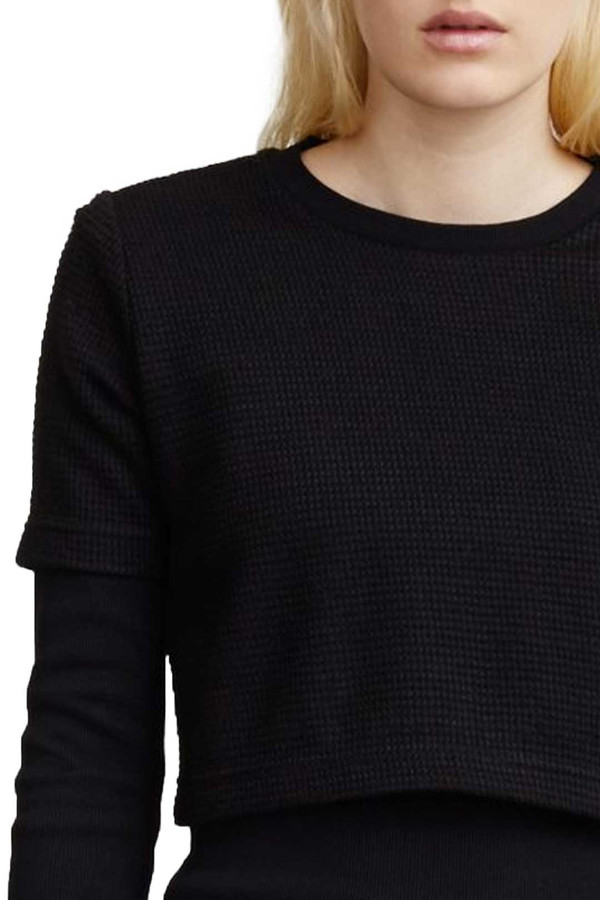 Opening Ceremony Dim Thermal Long Sleeve Dress Opening Ceremony Dim Thermal Long Sleeve Dress