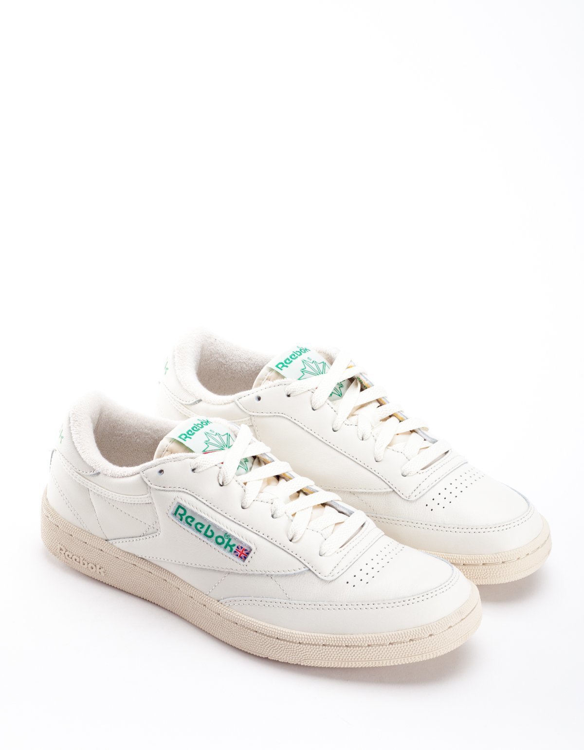 reebok classic vintage green trainers