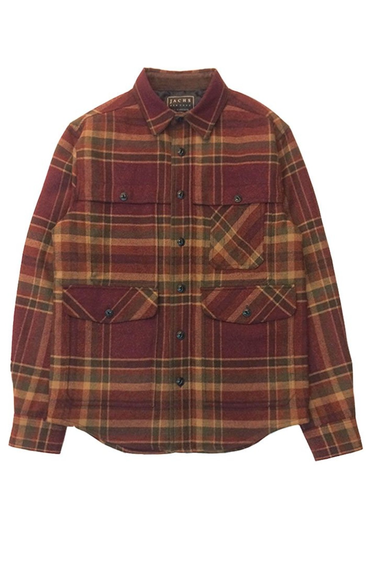Jachs Plaid Wool Blend Hunting Jacket 